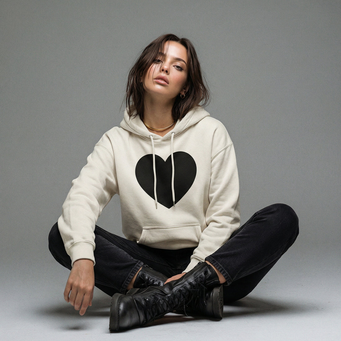 BIGHEARTED Hoodie by Love Bandit