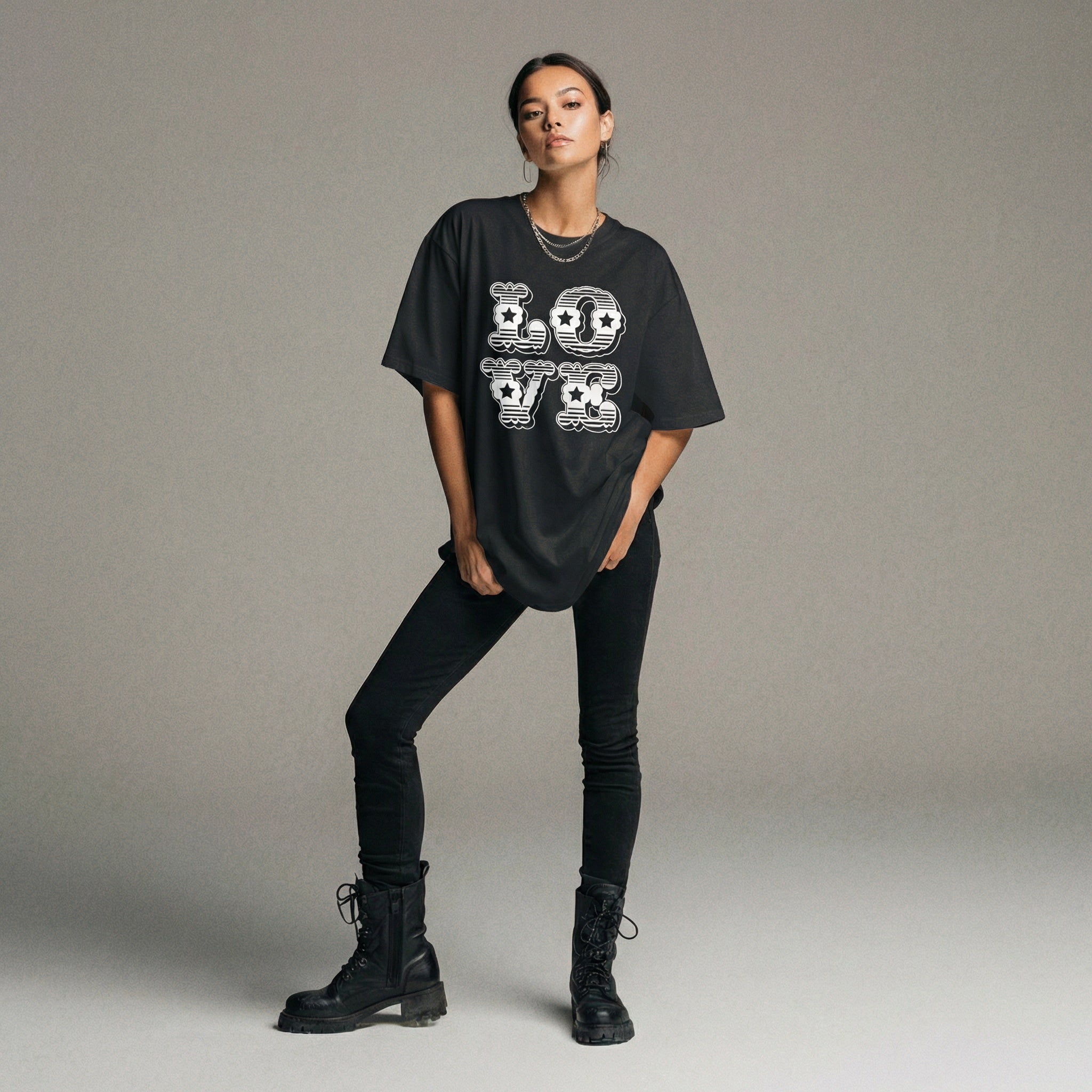 Wild Love black T-shirt by Love Bandit
