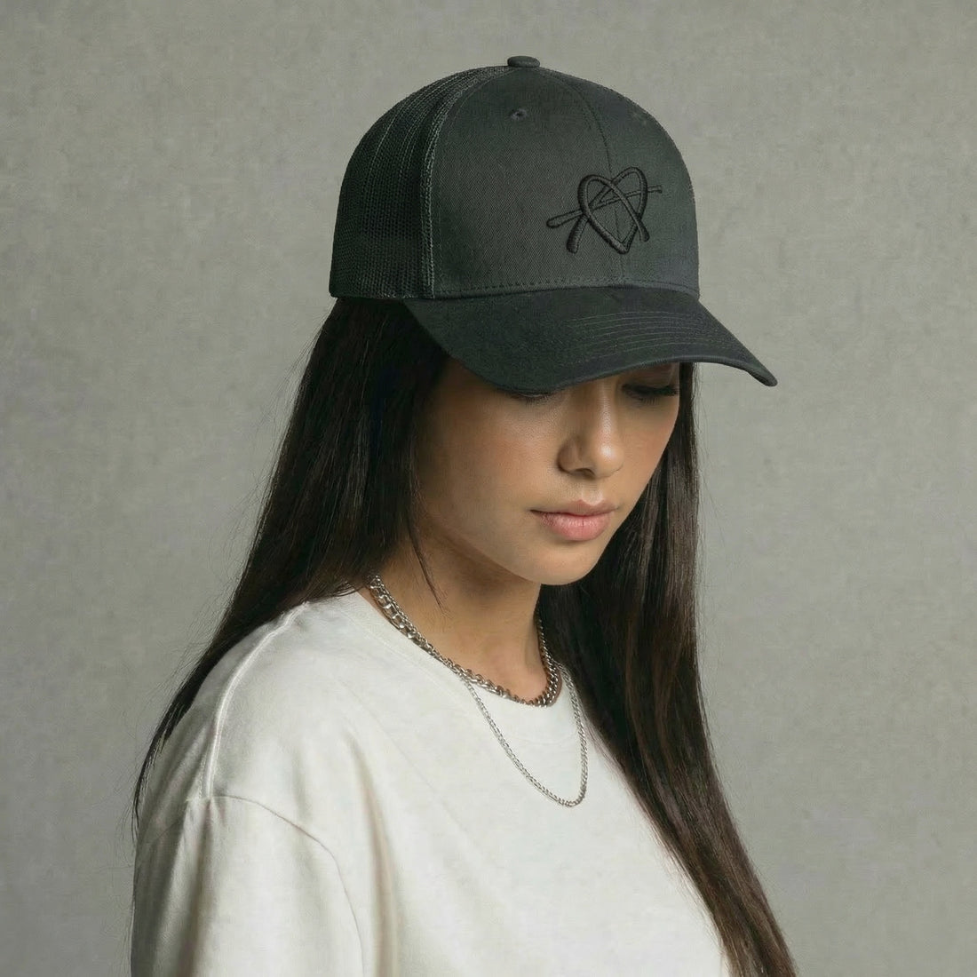 Anarchy black baseball cap by Love Bandit