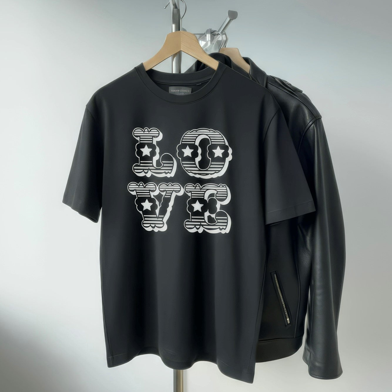 Wild Love black T-shirt by Love Bandit